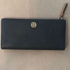 Tory Burch Black Leather Wallet